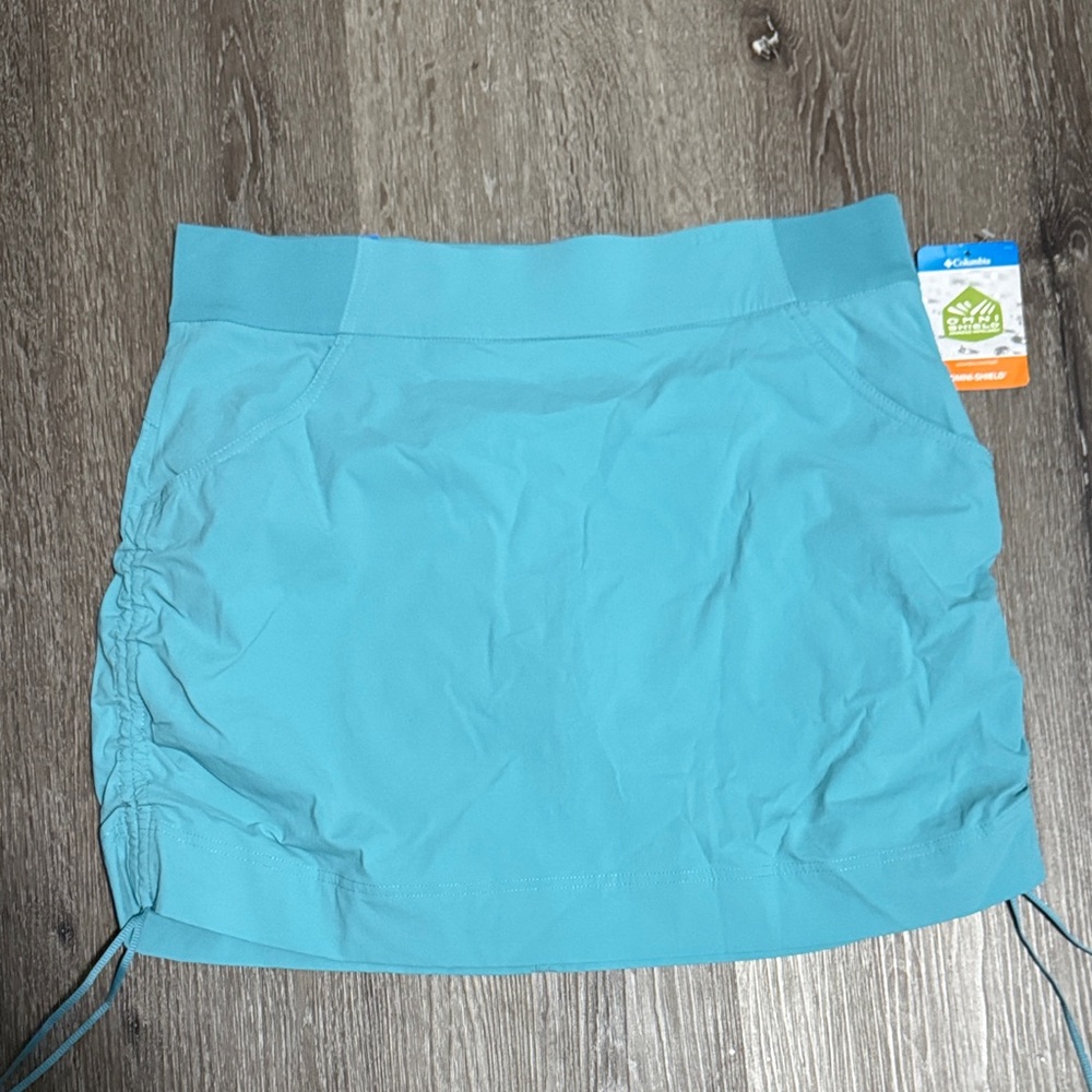 Columbia nwt teal skort athletic athleisure tennis golf sporty sportswear